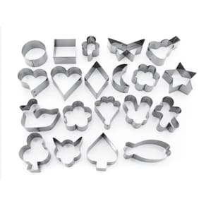 Jogo Cortador Petit Four (inox) Pacote Com 20 Pç Inox