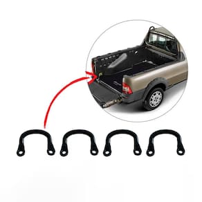 Kit gancho lateral caçamba strada 4 peças fiat