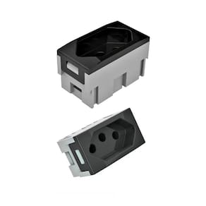 Tomada Blk Qtmov 10A 2Nbr Preta Dt9923020
