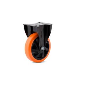 Rodízio fixo com placa 5 série black 14 pu colson