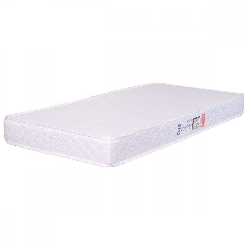 Colchão Infantil Espuma D18 Pro Confort Baby 70x150x12cm Branco Hellen