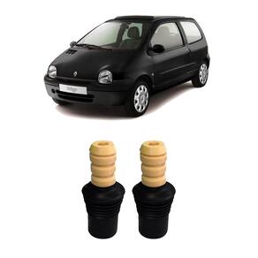 Par kit batente guarda pó dianteiro twingo 1998 1999 2000