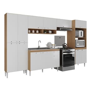 Armário Modulado c/ Gabinete Pia 5 Pçs Paris Multimóveis