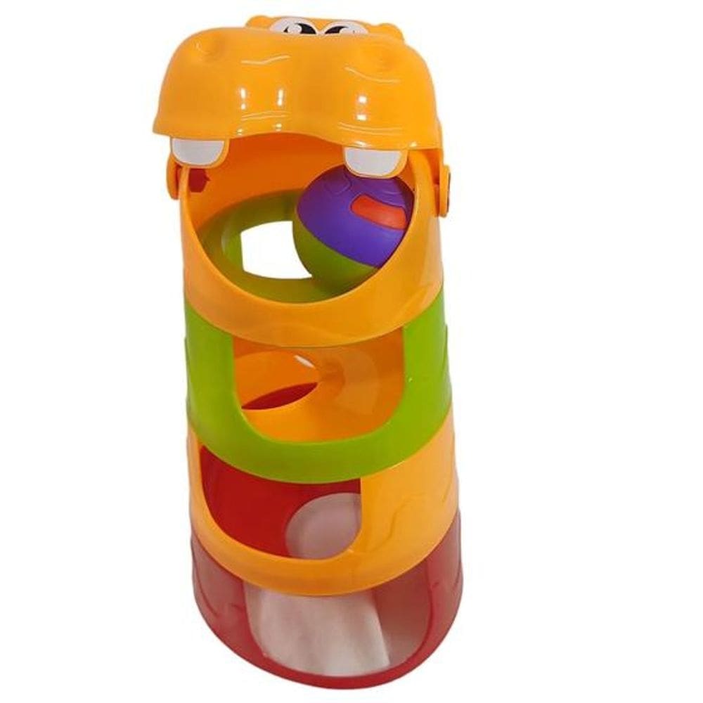 Brinquedo Torre Hipopotamo Infantil Educativo Jp Brink