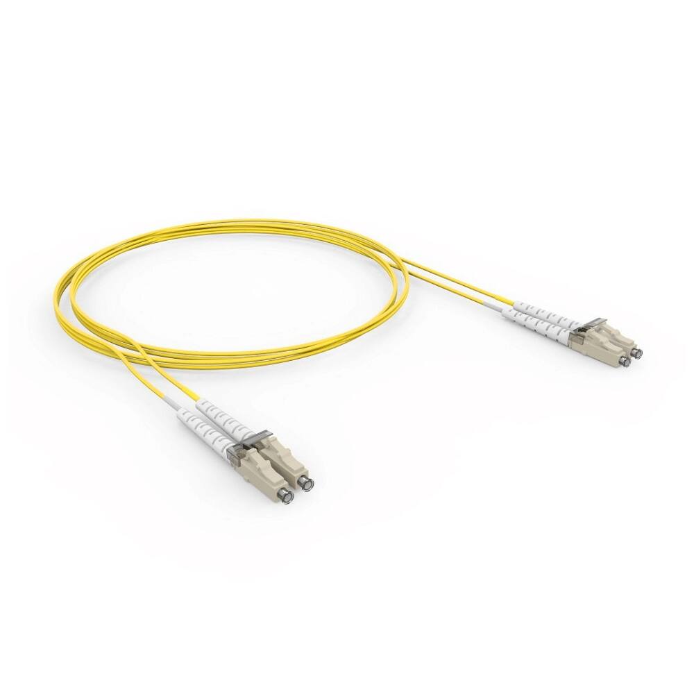 Cordao Optico Duplex Sohoplus 50.0 LC-UPC/LC-UPC 1.5M - COG Amarelo (A B) 33090050