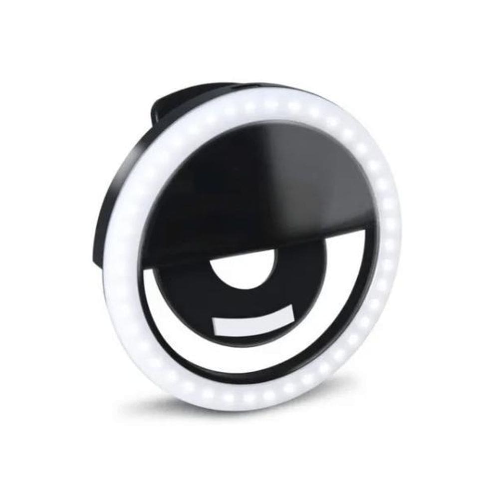 Clipe anel luz para selfie ringlight flash celular universal