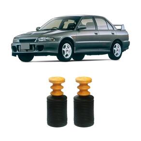 Par batente coifa dianteiro mitsubishi lancer 1998 1999 2000