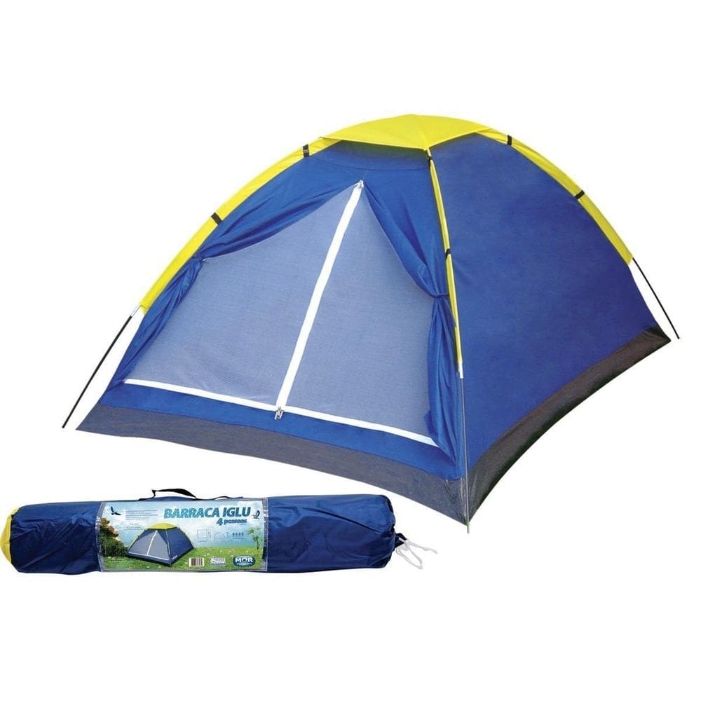 Barraca de acampamento iglu 4 pessoas mor