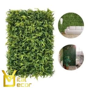 12placas de samambaia cheia 40x60 jardim vertical artificial