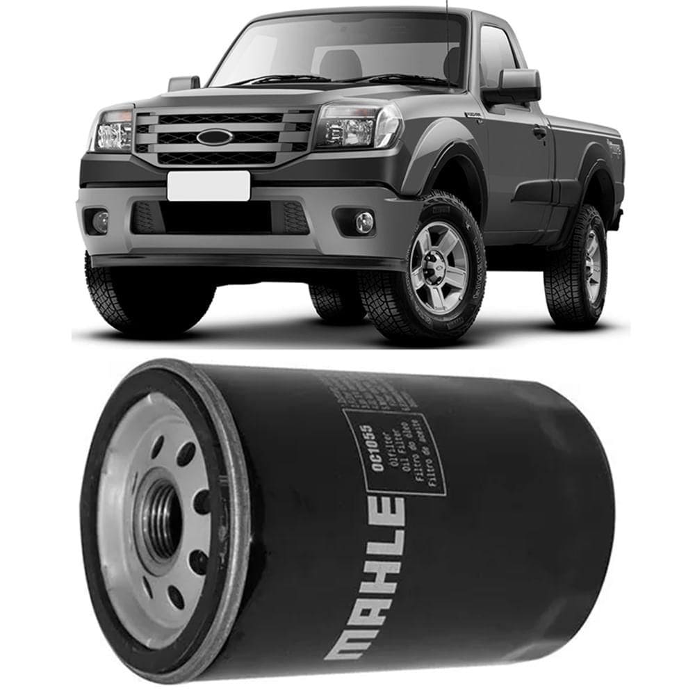 Filtro Óleo Ford 3.0 16V 2008 a 2012 Diesel Metal Leve