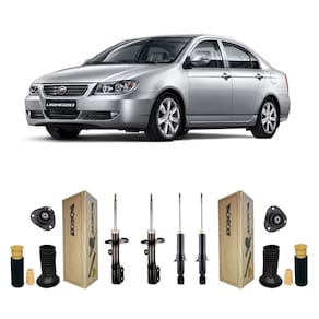 Amortecedores coxim lifan  + kit