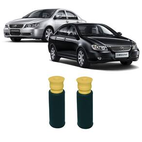2 guarda pó + batente traseiro lifan 620 1.6 2010 2011 2012