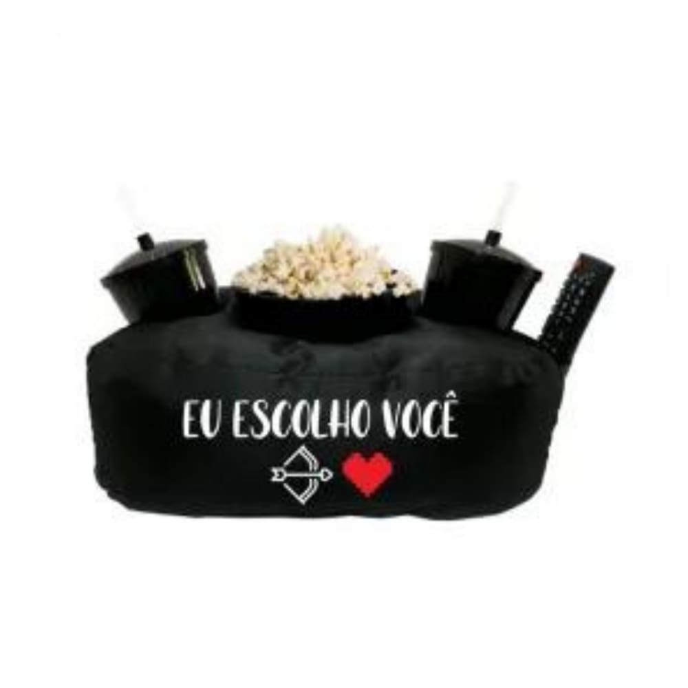 Almofada Pipoca Casal - Eu escolho você