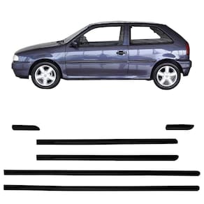 Friso lateral vw gol gli 2 portas preto 96 97 98 99 942a