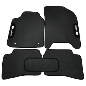 Tapete automotivo hb20s borracha pvc preto 5 peças