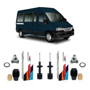 2 amortecedor kit suspensão dianteira jumper 2015 2016 2017