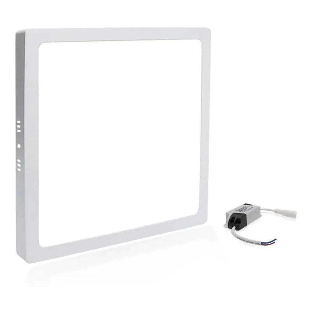 Painel Plafon Luminaria Luz Led Sobrepor 40X40 36W 6500K
