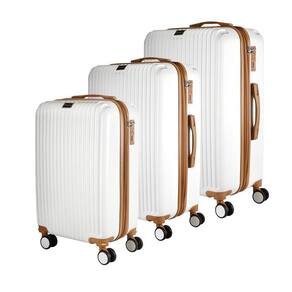 Conjunto 3 Malas 35Kg + 23Kg + 10Kg Expansível Branca Style