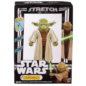 Stretch Boneco Yoda Star Wars Elástico 12Cm 3653 Sunny