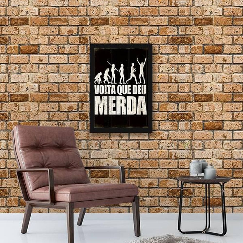 Quadro decorativo volta que deu  34x23cm