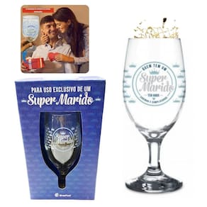 Taça Windsor 330Ml Bebida Coquetel Super Marido Presente Dia