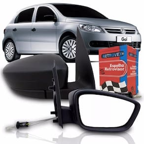 Retrovisor gol voyage g5 2010 2011 2012 regulagem manual