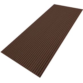 Passadeira Emborrachado Antiderrapante 4 Metrosx45cm Marrom
