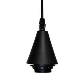 Conjunto para pendente kit base + soquete e27 bivolt preto