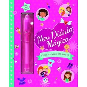 Meu Diario Magico: so Voce Pode Ver os Seus Segredos com Caneta Especial