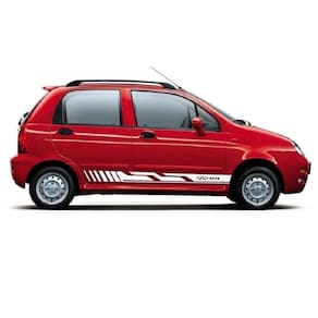 Adesivo lateral chery qq cq3 kit faixa colante fita tuning