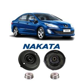 2 suporte batente + prato dianteiro peugeot 408 2010 2011 12