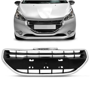 Grade radiador peugeot 208 2013 2014 2015 2016 friso cromado