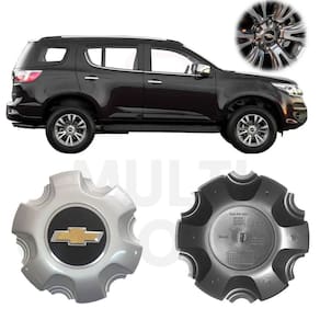 Calota centro roda trailblazer 2017 2019 2020 prata