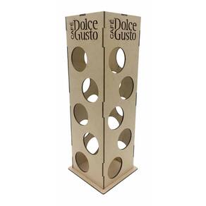 Torre porta 20 capsulas de café dolce gusto em mdf