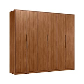 Guarda-roupas Casal 6 Portas 267cm Multimóveis Cr35228 Nogueira Nogueira