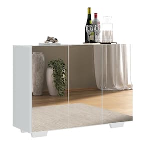 Aparador Buffet 4 Portas Vegas V3560 Branco Branco