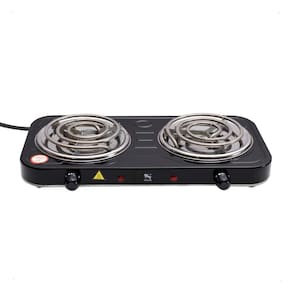 Fogão cooktop elétrico fogareiro 2000w 2 bocas 127v portátil