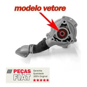 Bomba d`agua fiat motor e-torq 55243968 tampa e flage