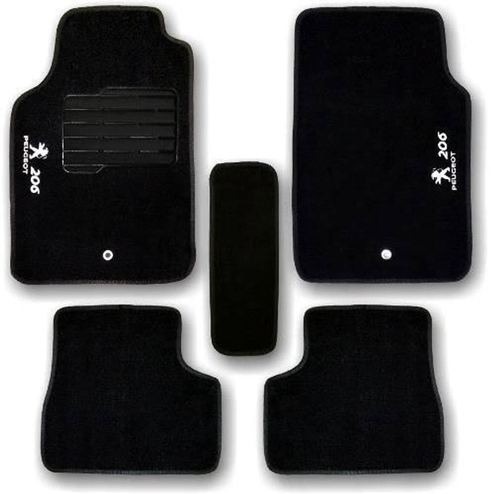 Tapete carpete peugeot 206 base pinado