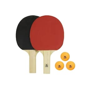 Kit Tenis de Mesa 3 Bolinhas 40mm e 2 Raquetes Madeira Belfix