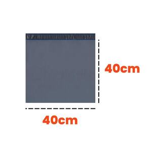 Envelope 40x40 para correios cinza/eco 20un