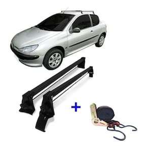 Rack teto peugeot 206 207 4pts 1999 a 2015 + cinta carga