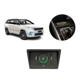 Carregador Veicular Sem Fio Para Jeep Commander 2021/24 Preto