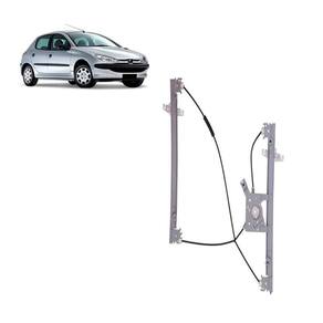 Maquina vidro porta 207 2009 a 2014 2p 206 esq p/motor orig