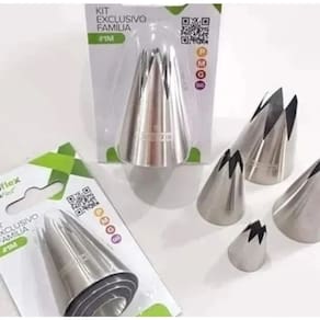 Kit Exclusivo 1m Família 4 Bicos Bricoflex P, M, G, Gg