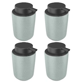 4x Porta Sabonete Liquido de Banheiro 250ml OU Osaka - Cinza