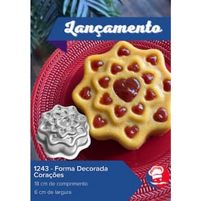 Forma Caparroz Corações Decorado (1243)