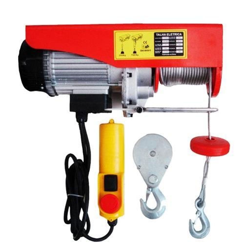 Talha Elétrica 400 A 800 Kg Guincho Coluna 220V Velve Te800