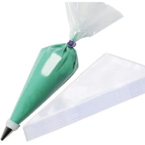 Saco Para Confeitar Médio Kit C/ 30 Unidades Descartáveis.