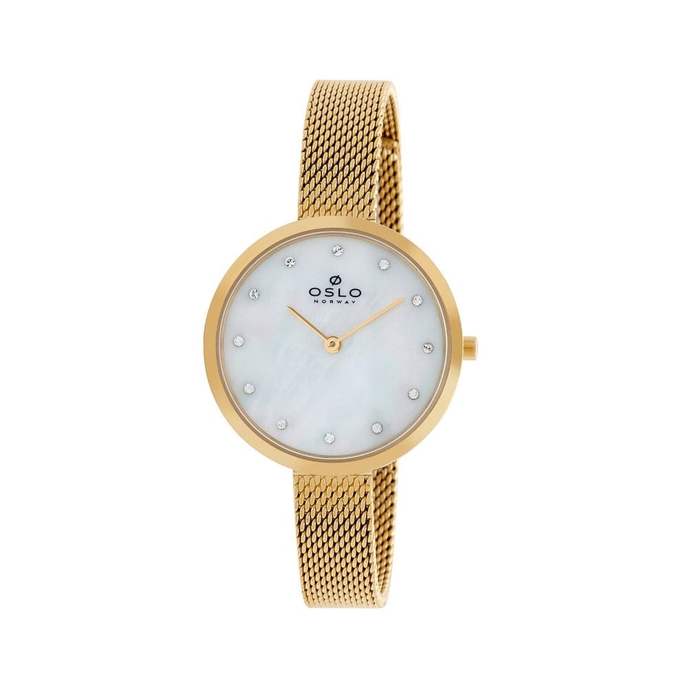 Relógio Feminino Slim Dourado Oslo